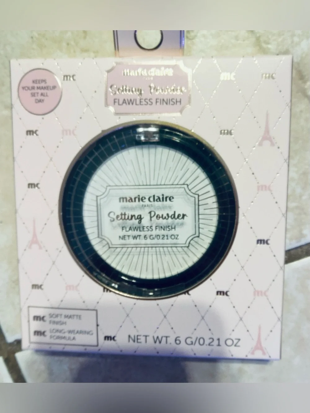 NWT-Marie Claire Smokey Delight Palette, Setting Powder, and Liquid Blush.